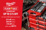 Milwaukee Tool Flash Sale – ends 3/11/23